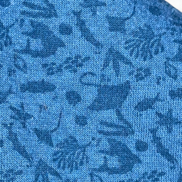 St Louis Aquarium Sweater Adult MEDIUM Gray Blue Sweatshirt Otter Union Station - Picture 5 of 8